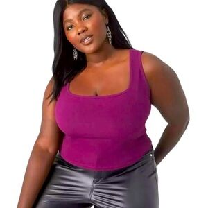 Dark purple Lane Bryant tank top